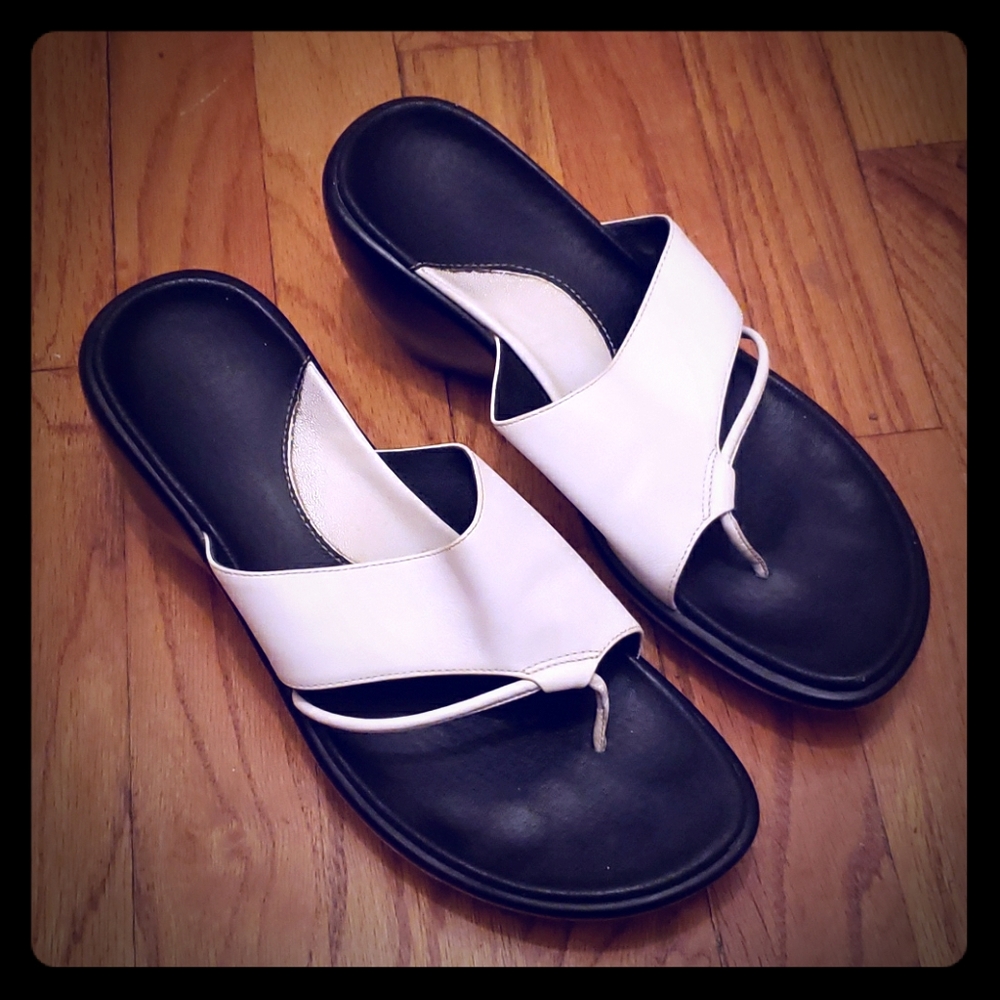 Black and White Sandles